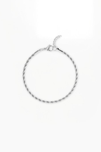 Bracelet en corde - 3 mm - (argent)