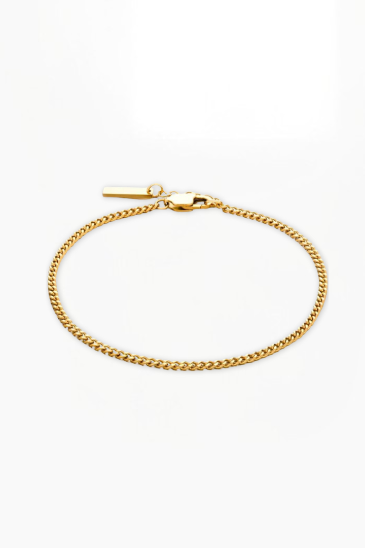 Bracelet cubain - 2 mm - (Or)
