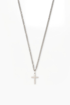 Collier Croix de la Domination - 2 mm - (Argent)